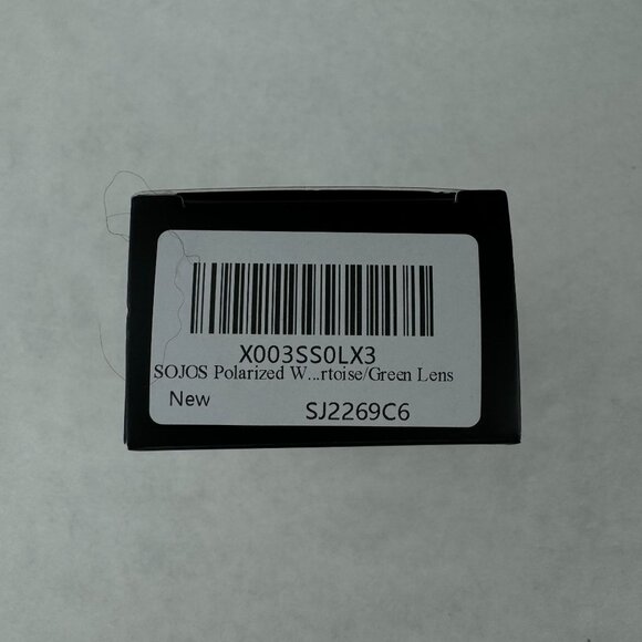 Sojos Polarized Sunglasses Tortoise Frame Green Lens UV400 Protection SJ2269C6 - Picture 9 of 16
